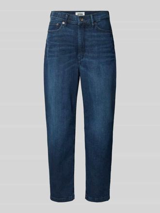 Drykorn Barrel Fit Jeans mit Eingrifftaschen Modell FLOWN in Dunkelblau, Gr&ouml;&szlig;e 25/32