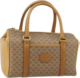 Gucci Pre-owned Handbags, female, Beige, Size: ONE SIZE Pre-owned Plastic Handbag