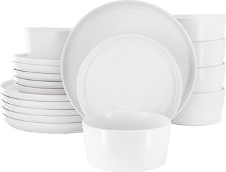 Elama Josh 18Pc Stoneware Dinnerware Set