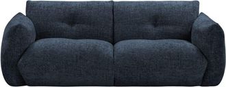 DRAWER Sofá de 3 plazas en tela - Azul