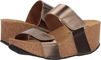 Eric Michael Lily Womens Sandals Bronze : EU 39 (US Womens 8.5-9) M (B), Leather