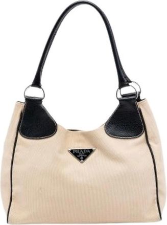 Prada Pre-owned Shoulder Bags, female, Brown, Size: ONE SIZE Pre-owned Vintage Shoulder Bag
