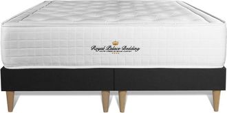 Royal Palace Bedding Royal Palace Bedding - Base Tapizada Negro + Colch&oacute;n Con Espuma Viscoel&aacute;stica 200 X 200