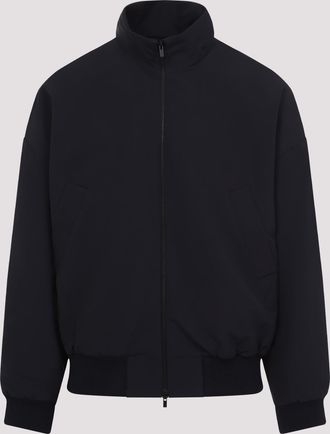 Fear of God Mens Navy Blue Wool Jacket With Zip - Black - Size Small