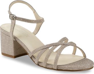 Touch Ups Delilah Ankle Strap Sandal in Champagne at Nordstrom, Size 10.5