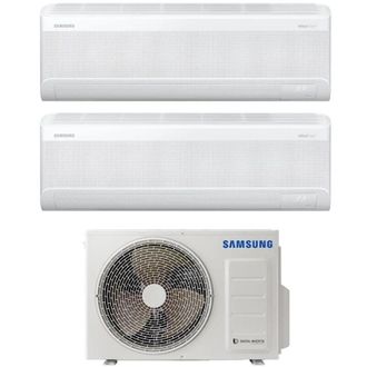 Samsung Aire Acondicionado Split Inverter Samsung Serie Windfree Elite 7+12 Con Aj040txj2kg/eu R-32 Wi-fi Integrado 7000+12000