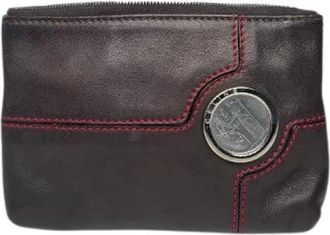 Celine Pre-owned Clutches, female, Brown, Size: ONE SIZE Pre-owned Leather Clutch