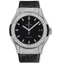 Hublot Classic Fusion Black Dial Automatic Mens Watch 542.NX.1171.LR.1704