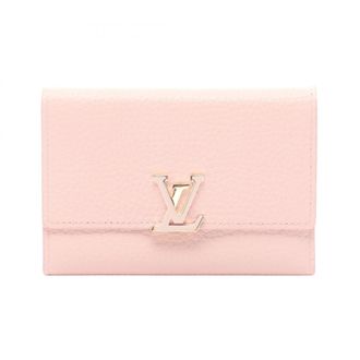 Louis Vuitton Pink Leather Wallet (Tri-Fold) (Pre-Owned)