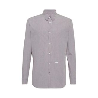 Dsquared2 Casual Shirts, male, Gray, Size: 2XL Casual Shirt