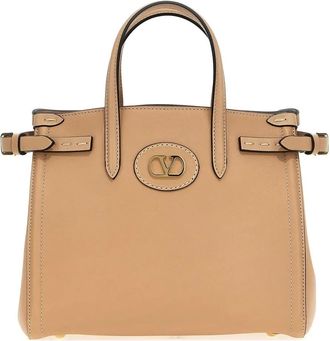 Valentino Garavani Borsa tote Antibes piccola - Toni neutri