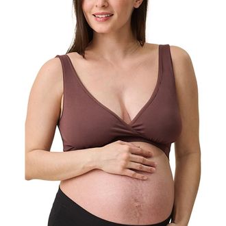 Kindred Bravely Every Stage Crossover Bra in Cocoa at Nordstrom, Size X-Small