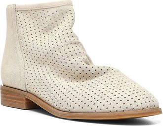 NYDJ Cailian Boots Womens Sand Leather Round Toe Ankle Bootie HTAT1737