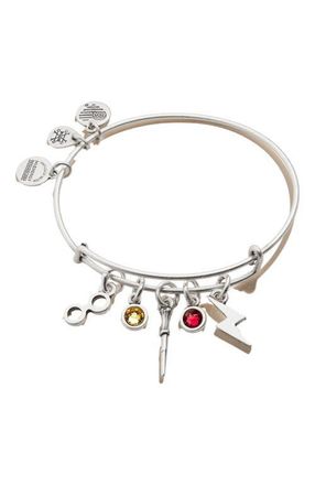 Alex and Ani Harry Potter Hemione Multi Charm Bangle Bracelet in Silver at Nordstrom