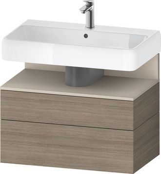 Duravit Qatego Mueble Bajo Lavabo, 1 Extra&iacute;ble Y 1 Caj&oacute;n, - Duravit