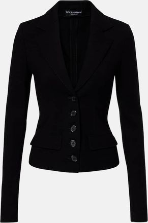 Dolce & Gabbana Wool-blend canvas jacket