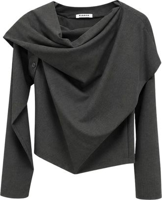 P.A.R.O.S.H. Camicetta - - Blouses & Shirts - Donna - Grigio - M