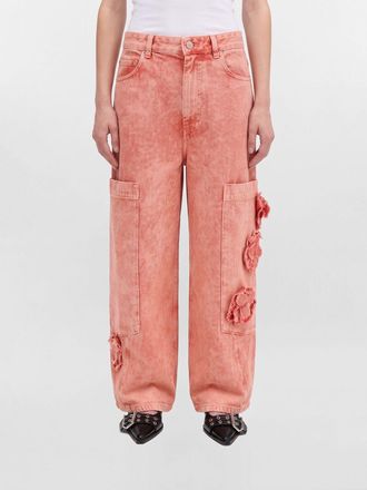Ganni Jeans cargo in denim organico