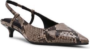 Anne Klein Shorty Slingback Pump in Brown Multi at Nordstrom Rack, Size 7.5