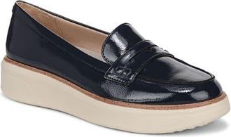 Life Stride Chelsea Platform Penny Loafer in Luxury Navy at Nordstrom, Size 8.5