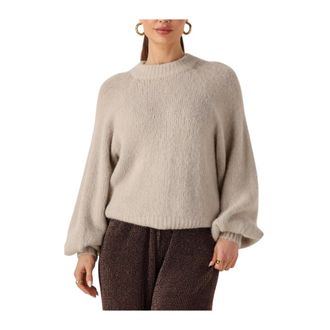 Notre-V Nv-Gussie - Dames - Truien - Beige - Maat: XL Acryl