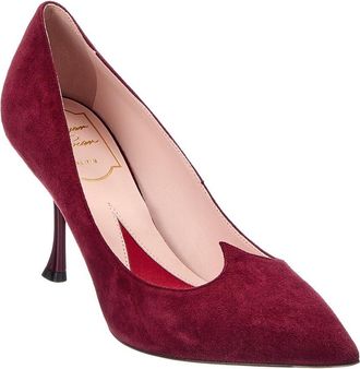 Roger Vivier 80 Suede Pump