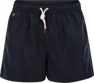 Kiton Costume da bagno con logo - Blu