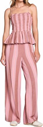 Saltwater Luxe Adair Wide Pant In Coffee