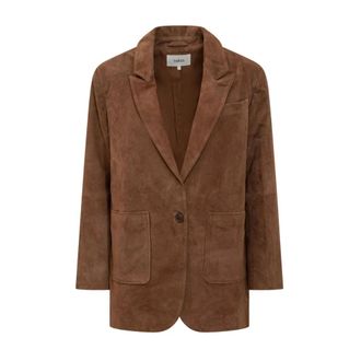 BA&SH Jassen, Dames, Bruin, S, Leer, Mosty Blazer