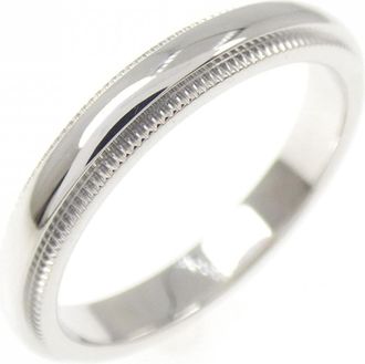 Tiffany & Co. Silver Platinum 950 Band Ring (Pre-Owned)