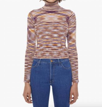 Mother The Street Collar Top In Pulling Strings