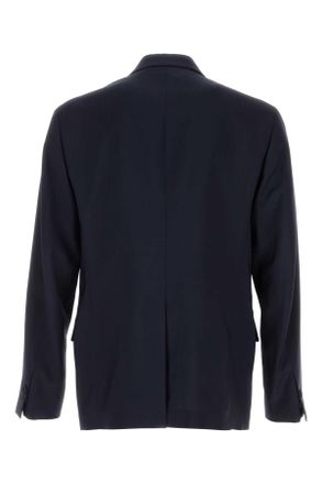 Fendi Fj0987ayu7 F0qg0 Dark Blu Exterior: Wool Giacche E Gilet Jacket