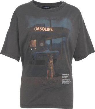 Dondup Graphic Print Relaxed-Fit T-Shirt With Unique Design