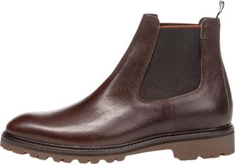 Floris Van Bommel Sturdi Chelsea Boots - Heren - Chelseaboots - Bruin - 47 EU - Su&egrave;de - Schoenen
