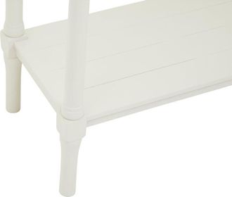 Premier Housewares Interiors by Premier Console Table for Hallway, Pine Wood Hallway Table for Home Office Décor, Wood Table with 4 Drawers