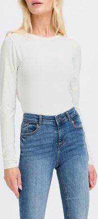 b.young By Pamila Cotton T-Shirt in White at Nordstrom Rack, Size X-Large