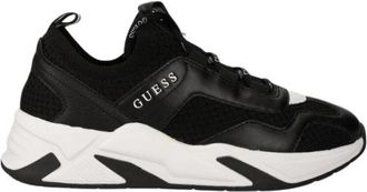 Guess Geniver 2 - Dames - Sneakers - Zwart - 39 EU - Leer - Schoenen