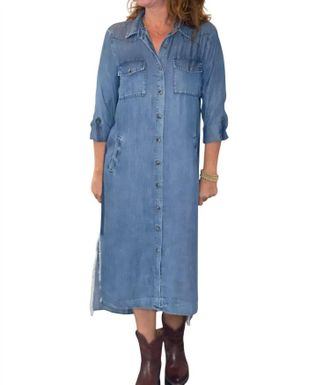 BILLY T City 2-Way Dress In Chambray