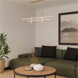 Loops Sandy Modern Design LED Pendant Ceiling Light for Stylish Interiors in Nude