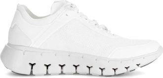 Gabor Sneaker Low - Dames - Sneakers - Wit - 38 1/2 EU - Leer - Schoenen