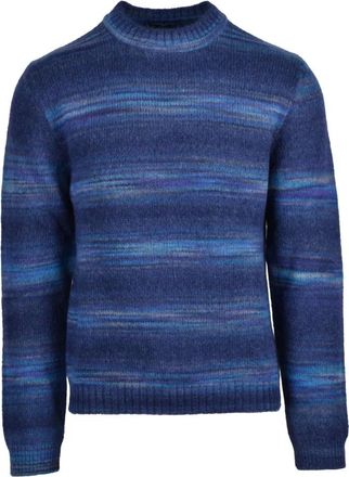 Daniele Fiesoli Truien & Vesten, Heren, Blauw, XL, Wol, Maglione Girocollo