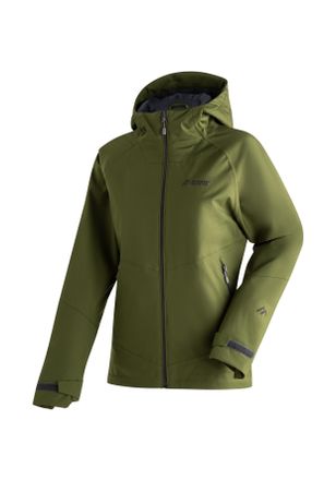 Maier Sports Outdoorjacke MAIER SPORTS Solo Tipo W, Damen, Gr. 38, gr&uuml;n (dunkelgr&uuml;n), 100% Polyester (recycled), Rundhals, Jacken Outdoorjacke, Damen Wanderjacke, 
