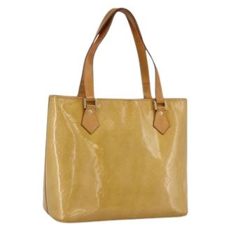 Louis Vuitton Pre-owned Tote Bags, female, Beige, Size: ONE SIZE Pre-owned Vintage Patent Leather Tote Bag