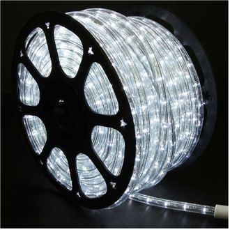 Trade Shop Trade Shop - Tubo Brillante Led 50 Metros Fr&iacute;o Para El Controlador De Uso Exterior 8gichi Light