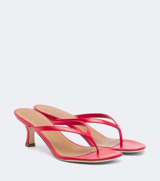 Staud Freja leather thong sandals