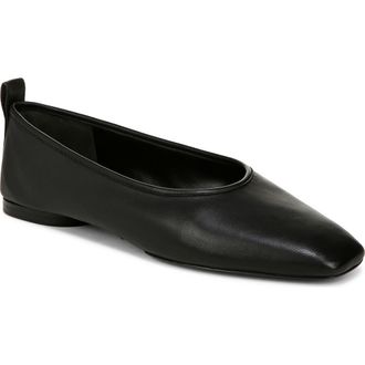 Vince Vivian Ballet Flat in Black at Nordstrom Rack, Size 8.5