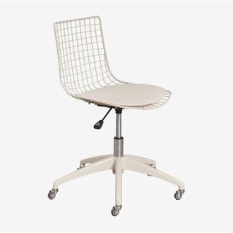 Sklum Silla De Escritorio En Acero Renee Sklum Beige Tapioca