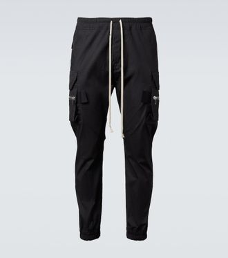 Rick Owens Mastodon cotton-blend poplin cargo pants