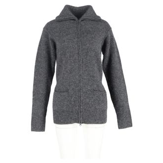 Isabel Marant Isabel Marant vest met rits in grijze wol