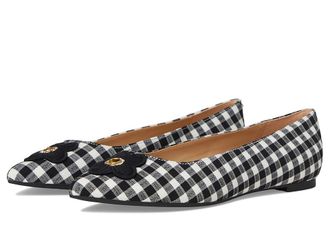 Bandolino Starry Womens Shoes Black/White Plaid Gingham : 5.5 M, Leather/Rubber